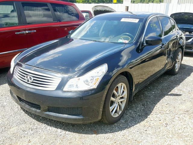 JNKCV61F79M053237 - 2009 INFINITI G37 BLACK photo 2