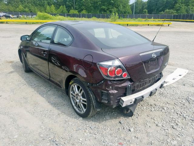 JTKDE167990286871 - 2009 TOYOTA SCION TC ბურგუნდია ფოტო 3