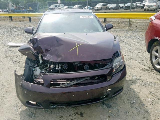 JTKDE167990286871 - 2009 TOYOTA SCION TC ბურგუნდია ფოტო 7