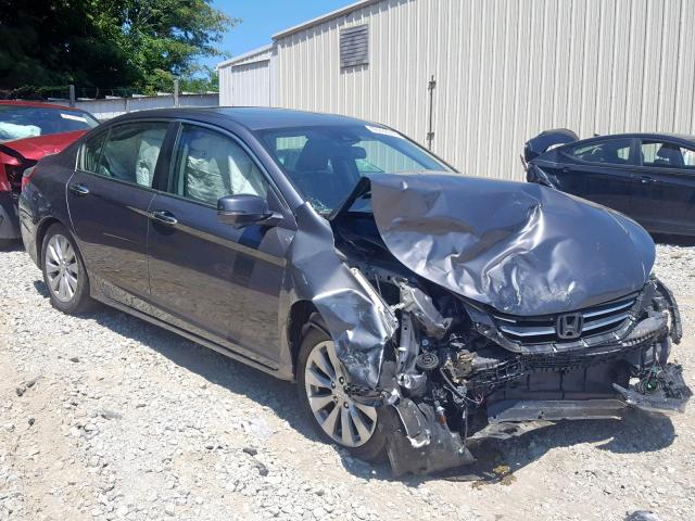 1HGCR2F89EA017474 - 2014 HONDA ACCORD EXL GRAY photo 1