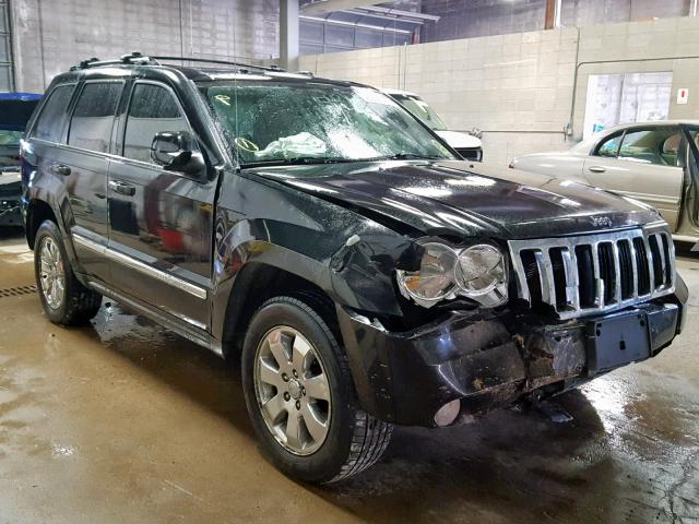 1J8HR58P79C517145 - 2009 JEEP GRAND CHER BLACK photo 1