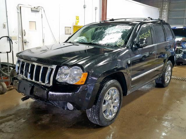 1J8HR58P79C517145 - 2009 JEEP GRAND CHER BLACK photo 2