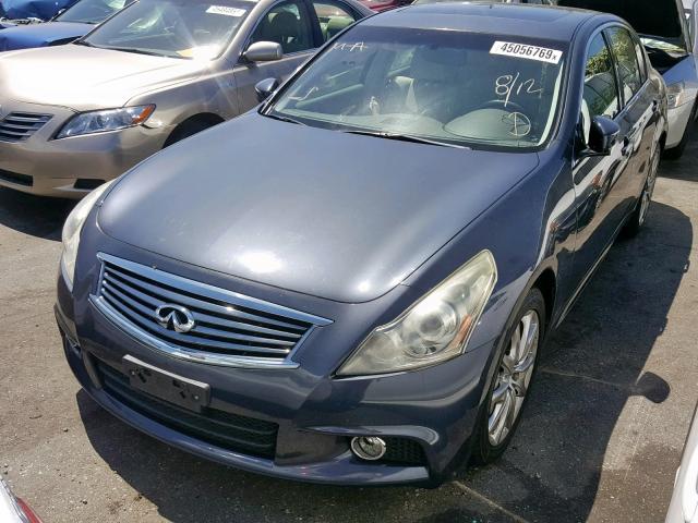 JN1CV6AP4CM625160 - 2012 INFINITI G37 BASE GRAY photo 2