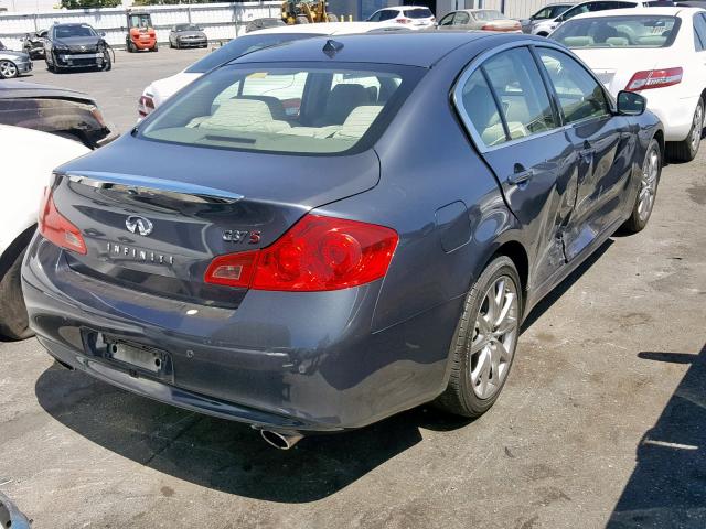 JN1CV6AP4CM625160 - 2012 INFINITI G37 BASE GRAY photo 4