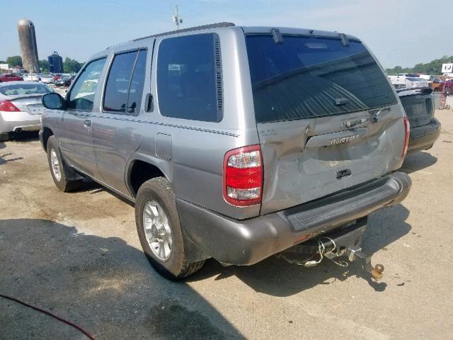 JN8AR07S6XW368325 - 1999 NISSAN PATHFINDER SILVER photo 3