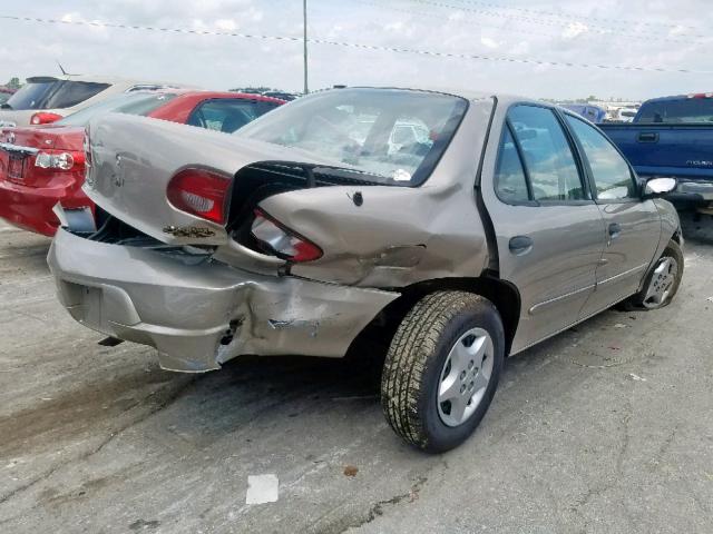 1G1JC524817251049 - 2001 CHEVROLET CAVALIER B SILVER photo 4