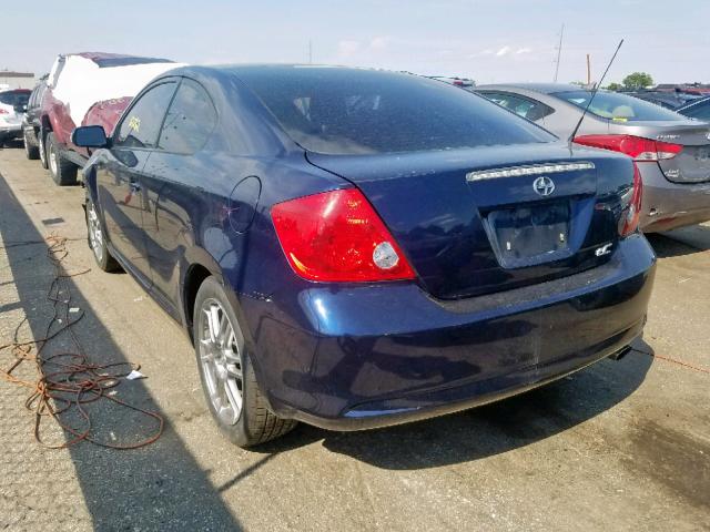 JTKDE177160097805 - 2006 TOYOTA SCION TC ლურჯი ფოტო 3