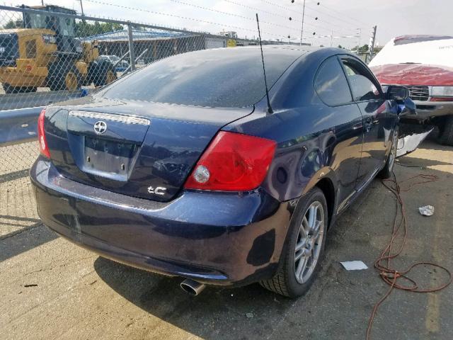 JTKDE177160097805 - 2006 TOYOTA SCION TC ლურჯი ფოტო 4