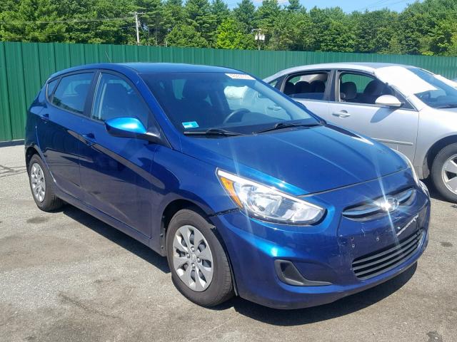 KMHCT5AE5HU336092 - 2017 HYUNDAI ACCENT SE BLUE photo 1