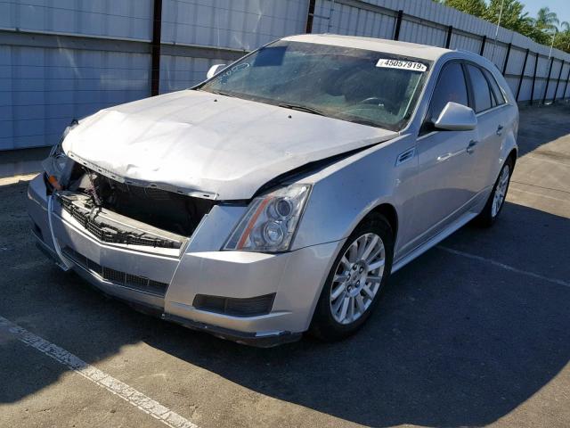 1G6DG8EG7A0130685 - 2010 CADILLAC CTS LUXURY SILVER photo 2