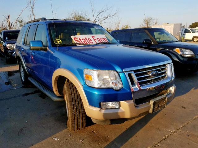 1FMEU6EE5AUA46060 - 2010 FORD EXPLORER E BLUE photo 1