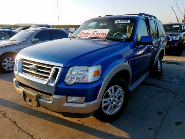 1FMEU6EE5AUA46060 - 2010 FORD EXPLORER E BLUE photo 2