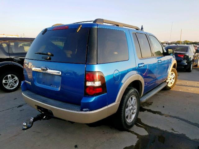 1FMEU6EE5AUA46060 - 2010 FORD EXPLORER E BLUE photo 4