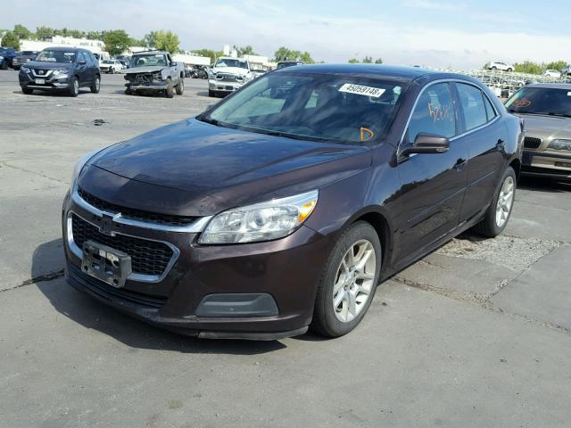 1G11C5SL0FF188310 - 2015 CHEVROLET MALIBU 1LT BROWN photo 2