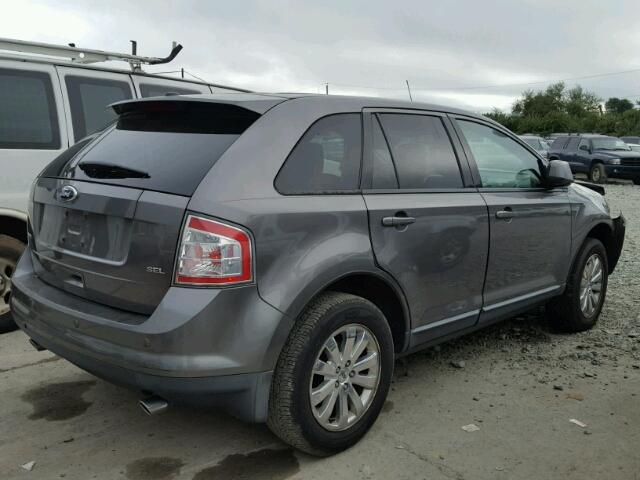 2FMDK3JC5ABB32351 - 2010 FORD EDGE SEL GRAY photo 4