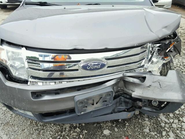 2FMDK3JC5ABB32351 - 2010 FORD EDGE SEL GRAY photo 7