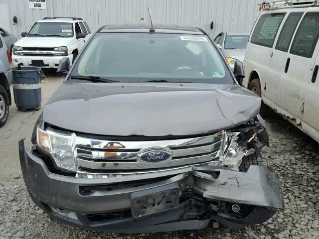 2FMDK3JC5ABB32351 - 2010 FORD EDGE SEL GRAY photo 9