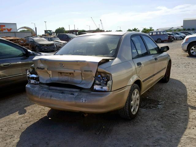 JM1BJ225730177904 - 2003 MAZDA PROTEGE DX GOLD photo 4