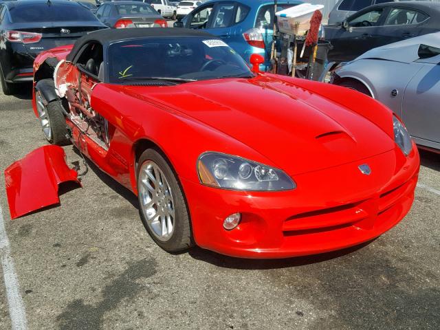 1B3JZ65Z35V501304 - 2005 DODGE VIPER SRT- RED photo 1