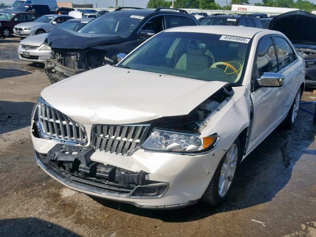 3LNDL2L37BR775999 - 2011 LINCOLN MKZ HYBRID WHITE photo 2