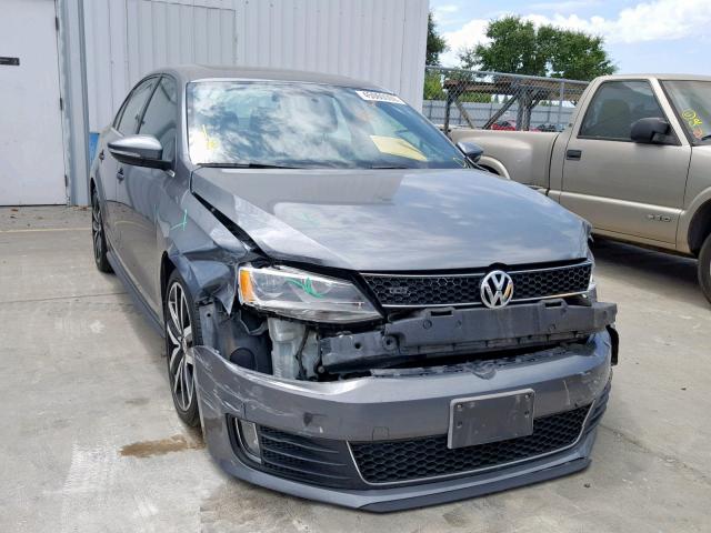 3VW4T7AJ5EM207297 - 2014 VOLKSWAGEN JETTA GLI GRAY photo 1