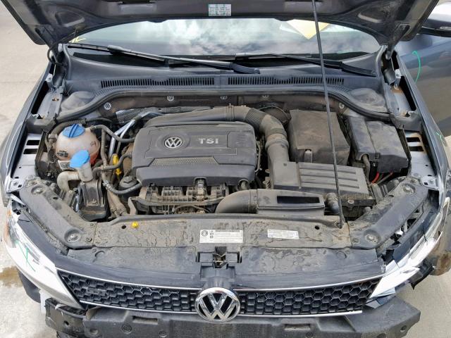 3VW4T7AJ5EM207297 - 2014 VOLKSWAGEN JETTA GLI GRAY photo 7