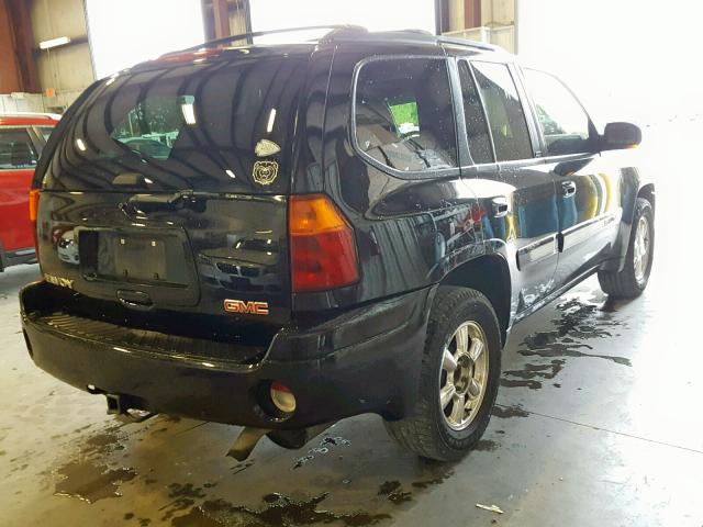 1GKDT13S052210044 - 2005 GMC ENVOY BLACK photo 4