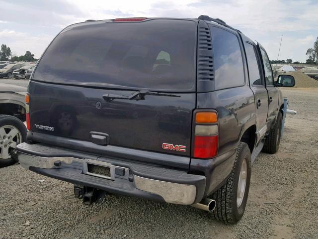 1GKEK13T84J174348 - 2004 GMC YUKON GRAY photo 4