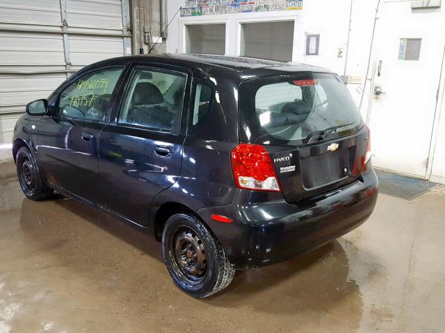 KL1TD66628B006891 - 2008 CHEVROLET AVEO BASE Qara foto 3