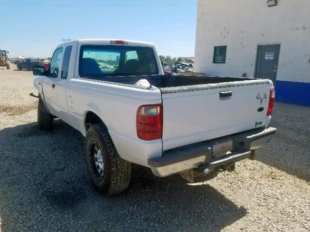 1FTYR45E02PA56504 - 2002 FORD RANGER SUP WHITE photo 3