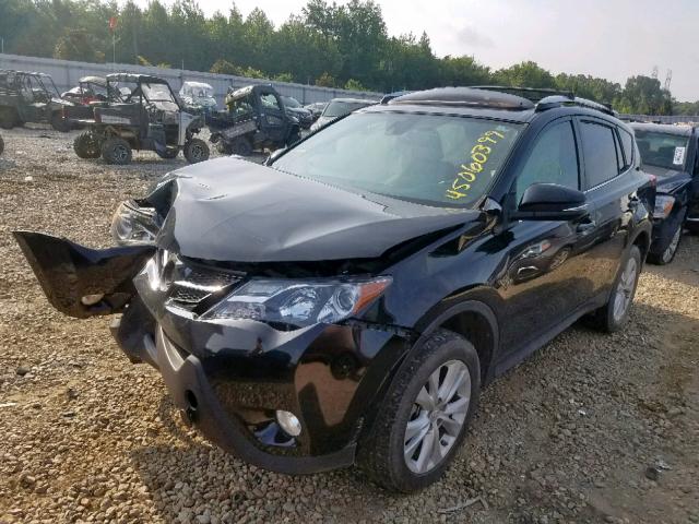 2T3YFREV7EW125607 - 2014 TOYOTA RAV4 LIMIT BLACK photo 2