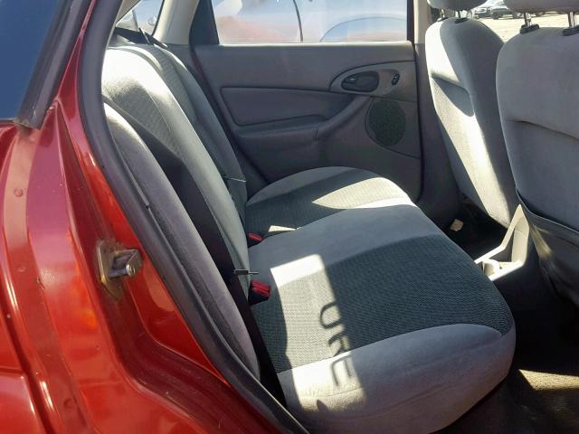 1FAHP34303W156440 - 2003 FORD FOCUS SE C RED photo 6