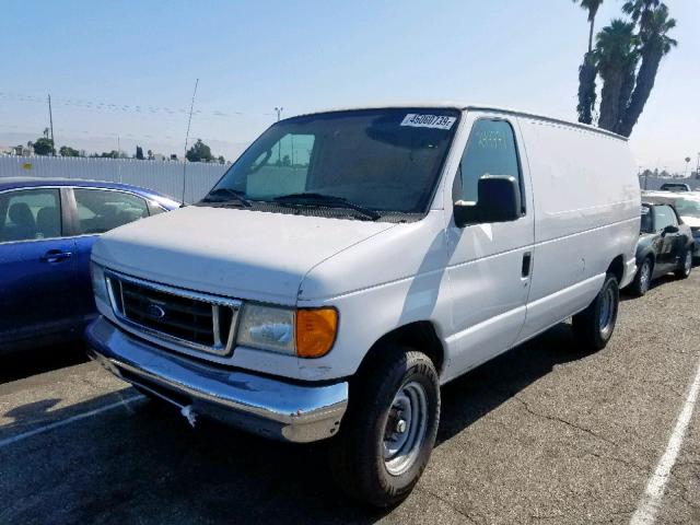 1FTNE24L16HB05583 - 2006 FORD ECONOLINE WHITE photo 2