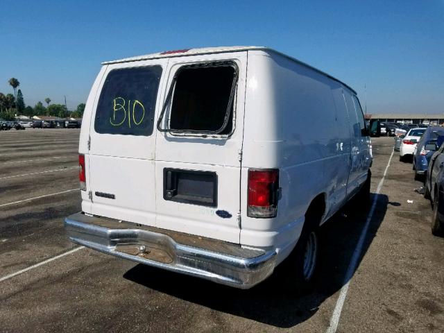 1FTNE24L16HB05583 - 2006 FORD ECONOLINE WHITE photo 4