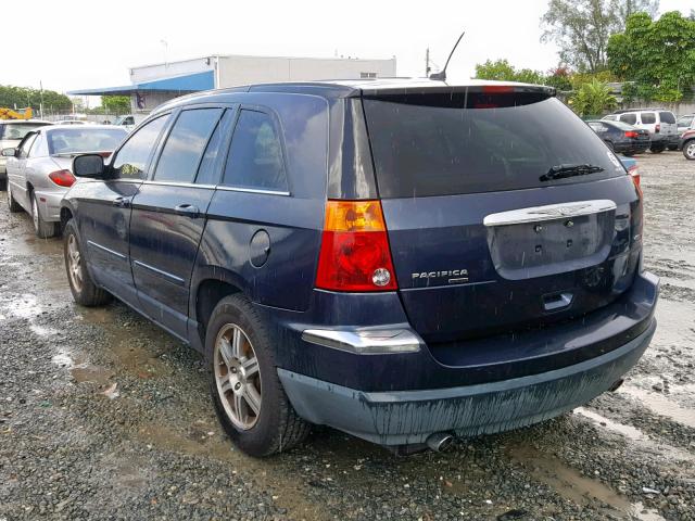 2A8GM68X17R163627 - 2007 CHRYSLER PACIFICA T BLUE photo 3