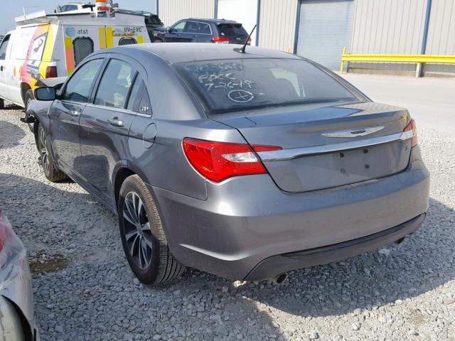 1C3CCBBG8DN744842 - 2013 CHRYSLER 200 TOURIN GRAY photo 3