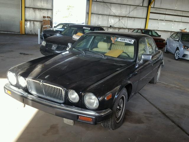 SAJJCALP4CC395718 - 1985 JAGUAR XJ6 BLACK photo 2