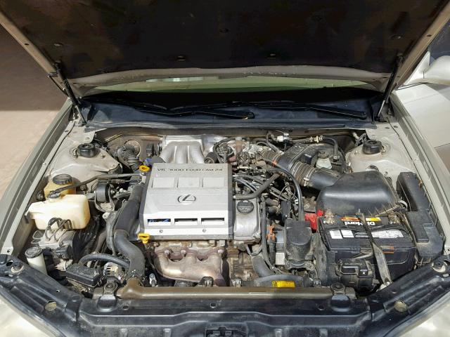 JT8BF28G6W0085292 - 1998 LEXUS ES 300 TAN photo 7