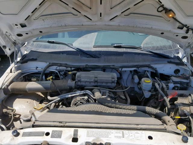 3B6MC36521M272842 - 2001 DODGE RAM 3500 WHITE photo 7