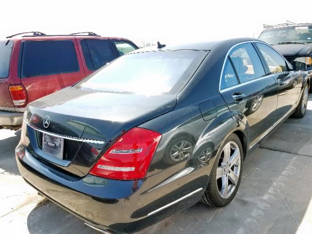 WDDNG7BB6BA371112 - 2011 MERCEDES-BENZ S 550 BLACK photo 4