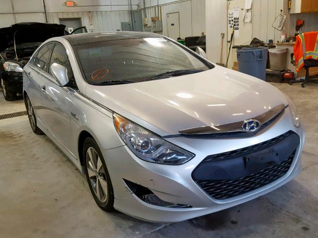 KMHEC4A43BA015042 - 2011 HYUNDAI SONATA HYB SILVER photo 1