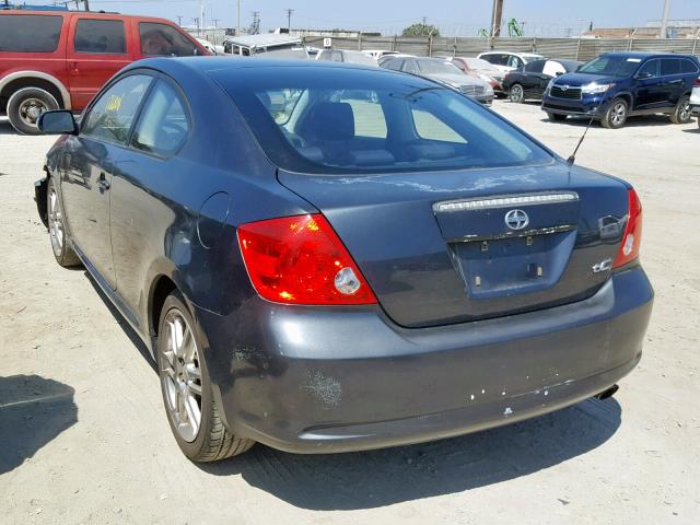 JTKDE177770191351 - 2007 TOYOTA SCION TC ნაცრისფერი ფოტო 3