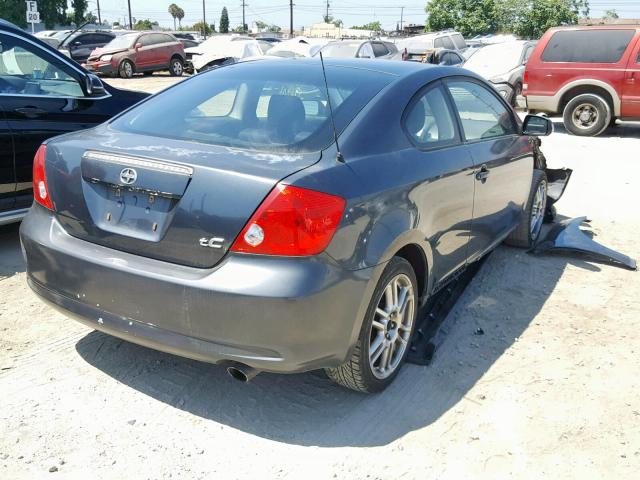 JTKDE177770191351 - 2007 TOYOTA SCION TC ნაცრისფერი ფოტო 4