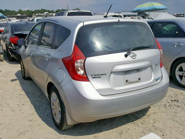 3N1CE2CP3EL406967 - 2014 NISSAN VERSA NOTE SILVER photo 3