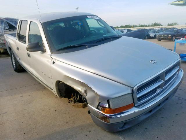 1B7HL2AN91S327308 - 2001 DODGE DAKOTA QUA SILVER photo 1