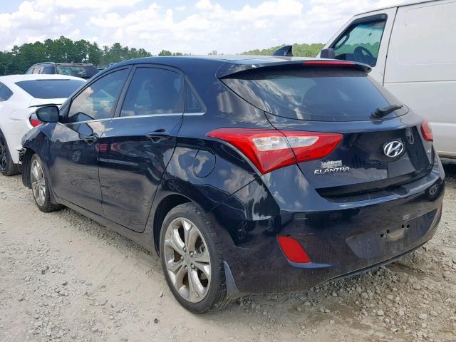 KMHD35LE4DU052335 - 2013 HYUNDAI ELANTRA GT BLACK photo 3