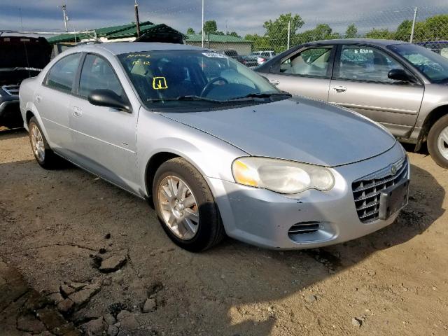 1C3AL56R84N259539 - 2004 CHRYSLER SEBRING LX SILVER photo 1