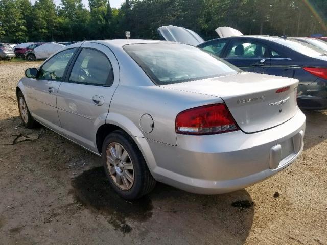 1C3AL56R84N259539 - 2004 CHRYSLER SEBRING LX SILVER photo 3