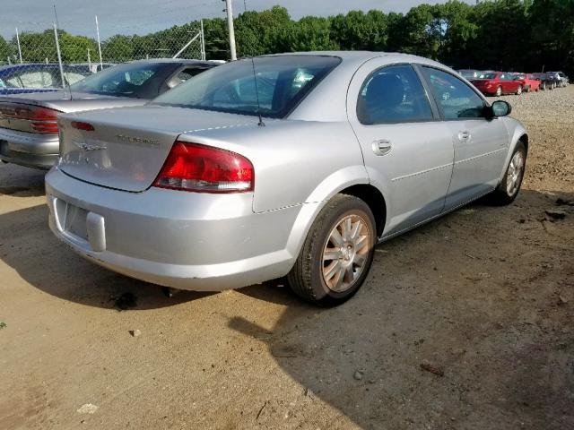 1C3AL56R84N259539 - 2004 CHRYSLER SEBRING LX SILVER photo 4