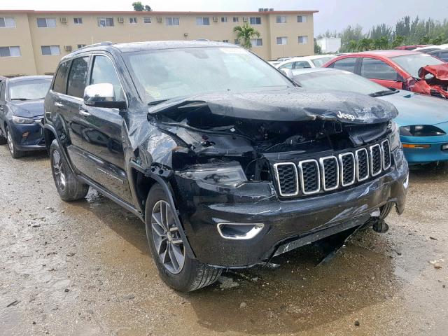 1C4RJEBG7HC898005 - 2017 JEEP GRAND CHER BLACK photo 1